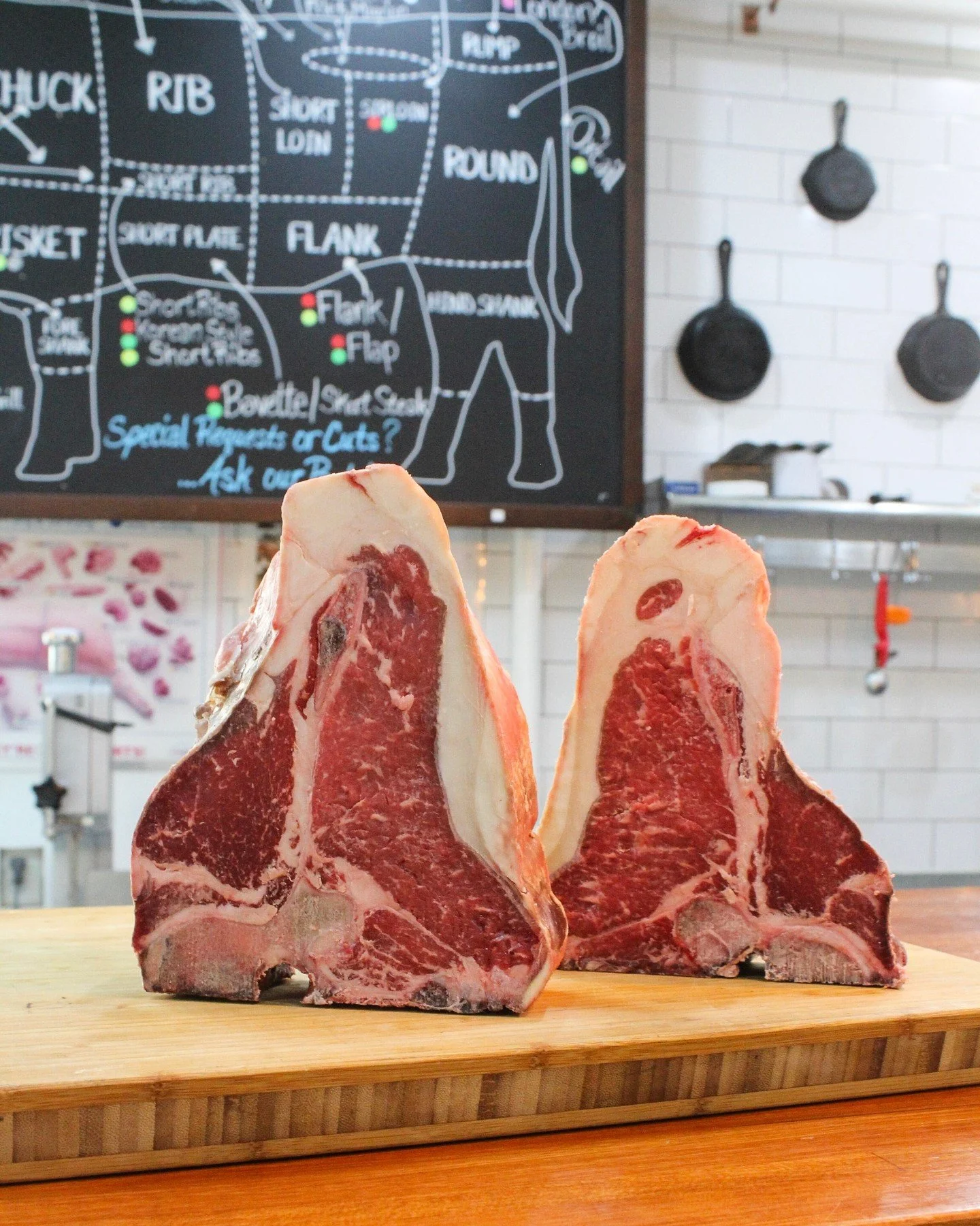 Nothing is stopping you from picking up some dry aged porterhouses and just putting them on the grill. 🔥

#dryagedbeef #beef #bethesdamd