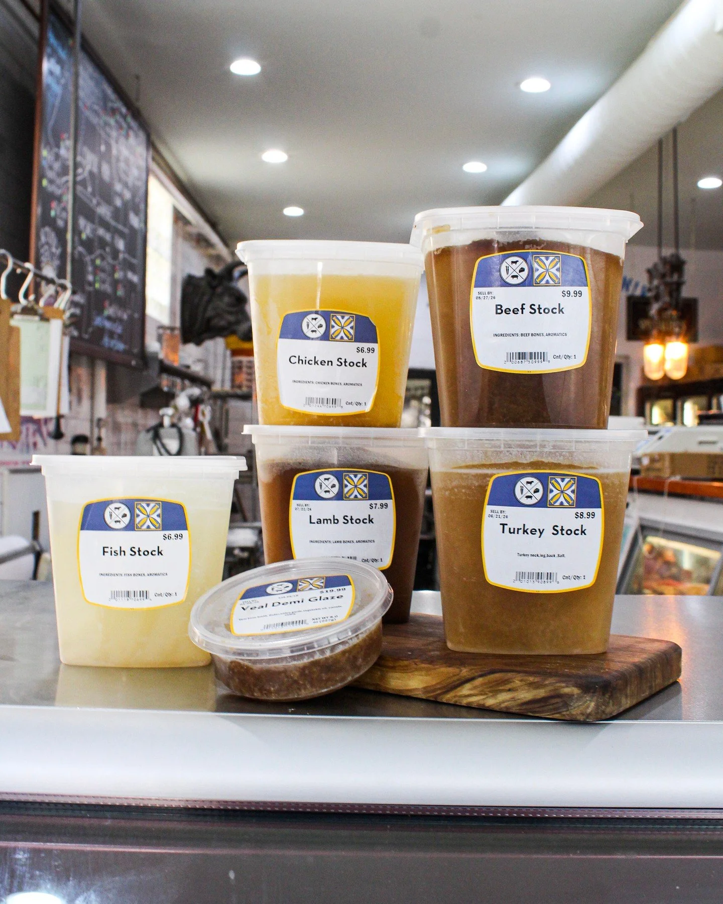 Soups, roasts, stews, sauces - they are all made better with a good stock. 

Did you know we have a freezer full of from scratch stocks made in our kitchen? We do! There's a stock for every recipe available. 

What cozy meal are you whipping up on th