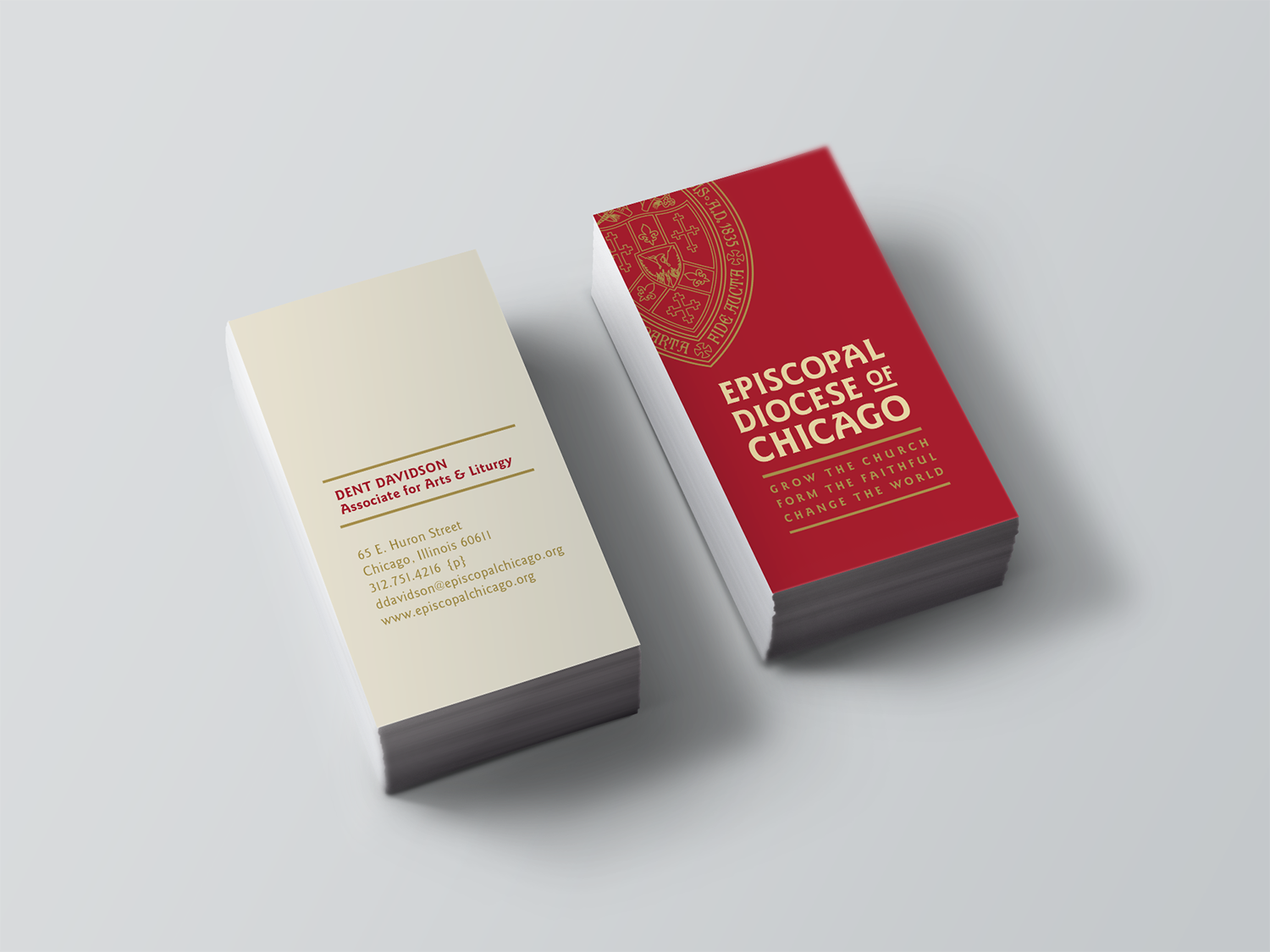 Episcopal Diocese of Chicago business cards