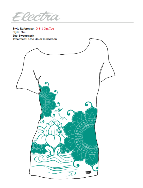 Om Swoop T-shirt