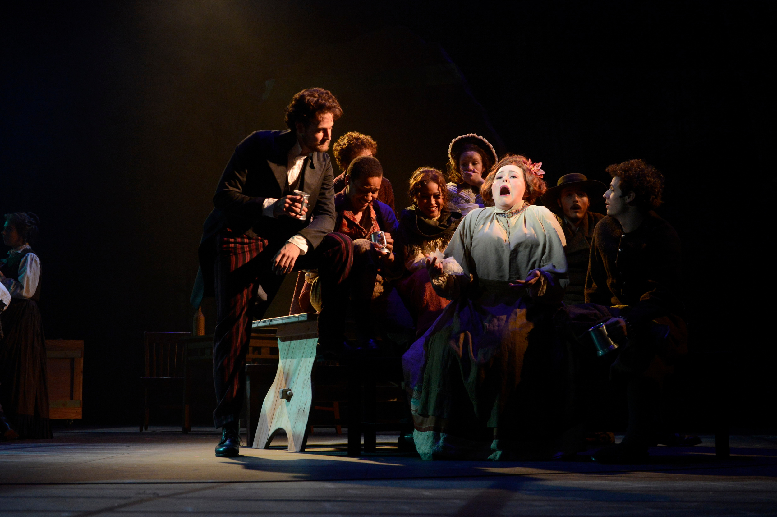  Cassi as Madame Thenardier in Wright State University's production of  Les Misérables  