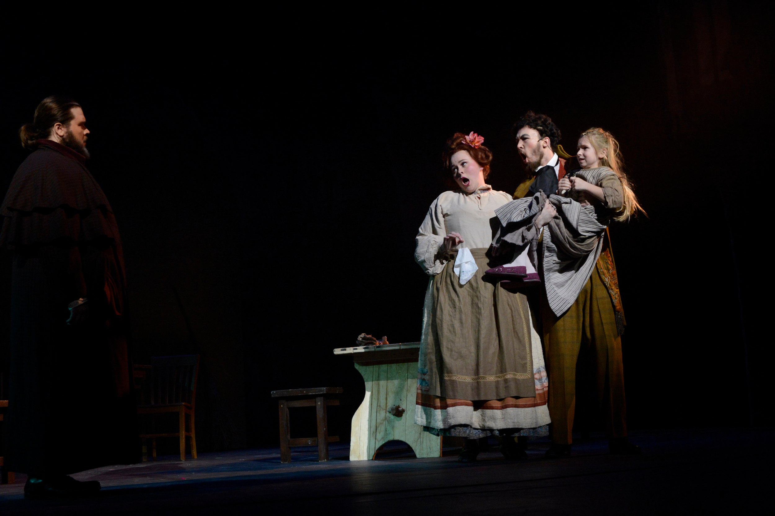  Cassi as Madame Thenardier in Wright State University's production of  Les Misérables  