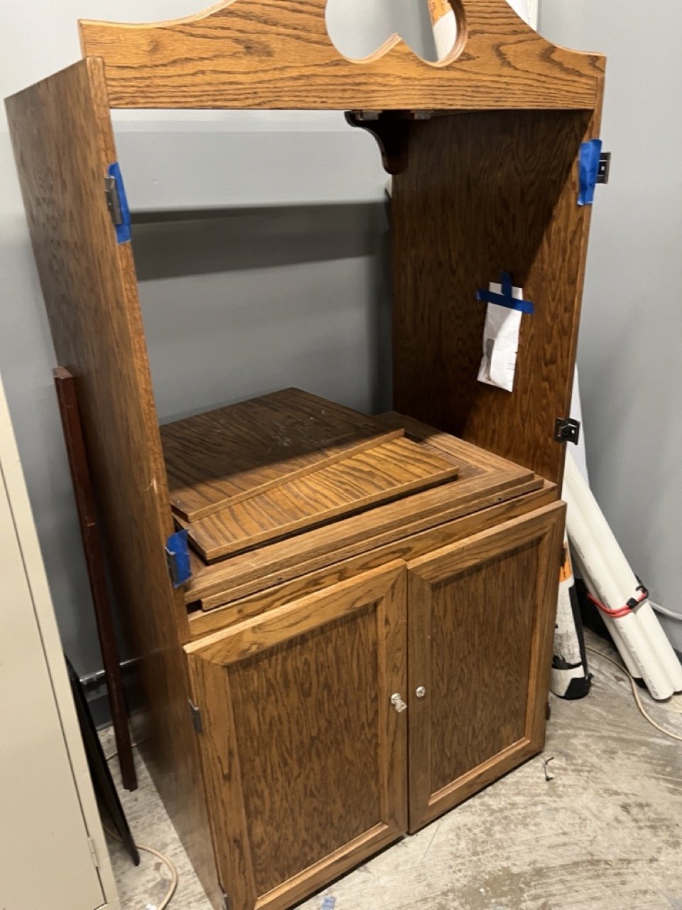 Handmade Oak TV Cabinet(32" TV)