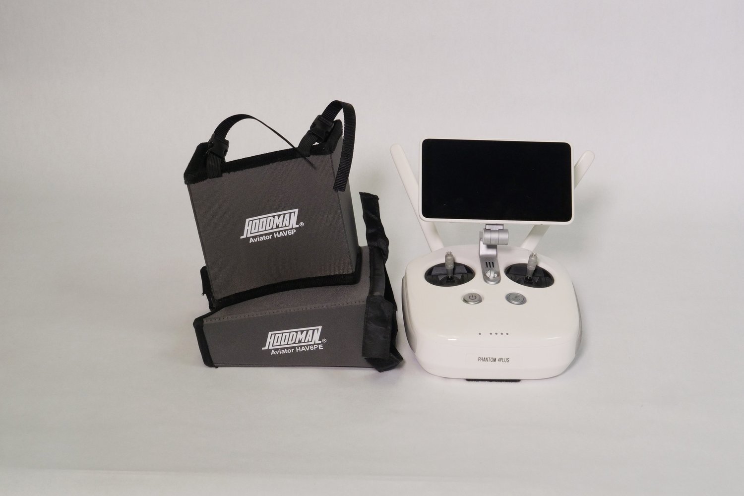 Phantom 4ProPlus Remote with Hoodman Hood