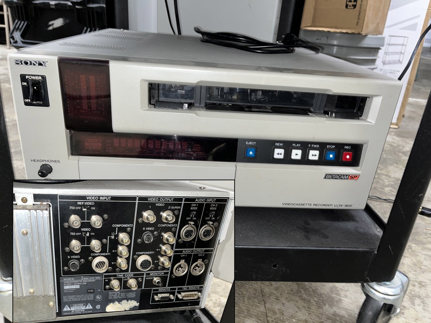 Sony UVW-1800 Video Recorder