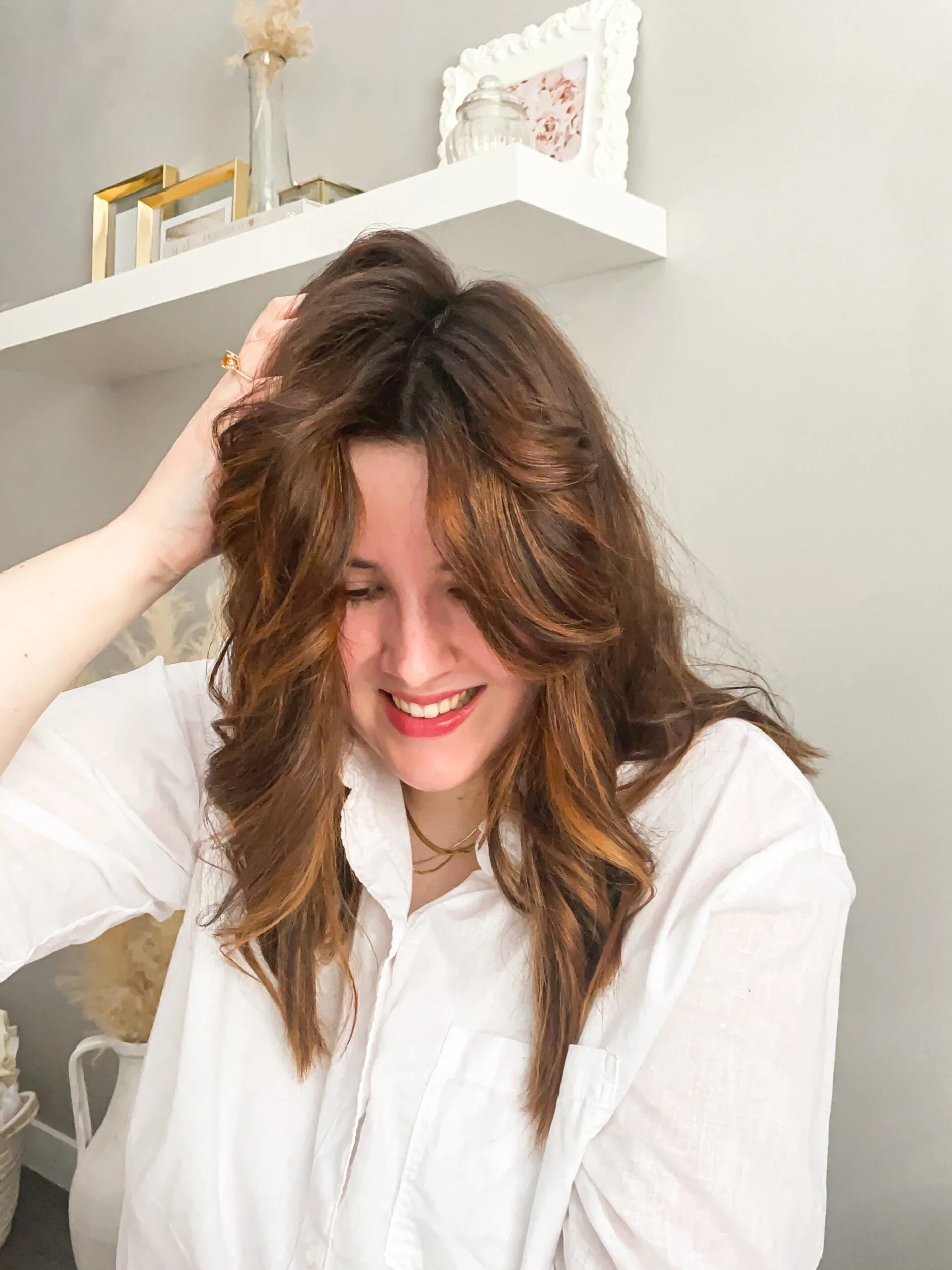 How I Style My Curtain Bangs