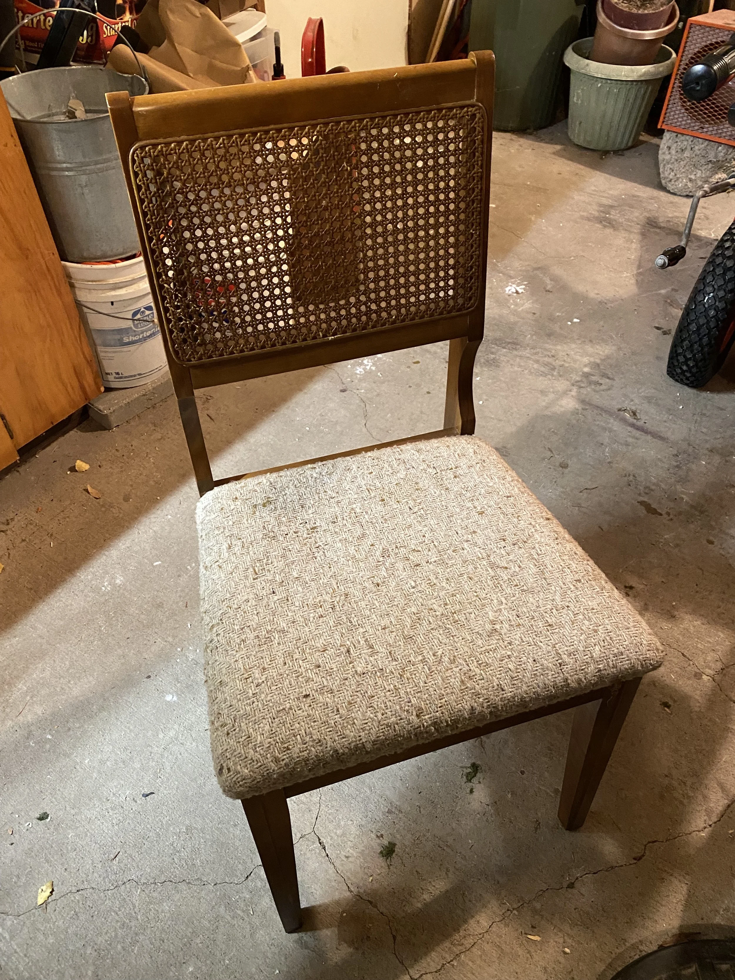Vintage Cane Chair Makeover The Trendy Files Fashion beauty lifestyle blog