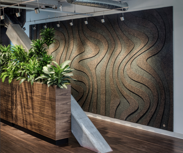 Dimensional cork wall covering — PLANTHROPY