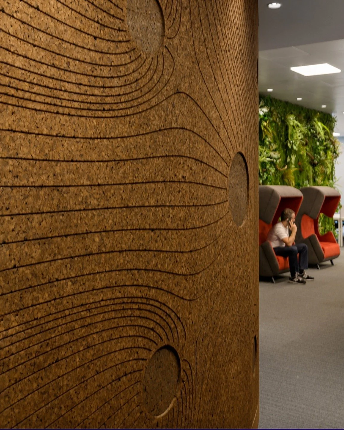 Durable, built to last and designed to impress - our cork wall installations bring timeless style and unlimited creative possibilities to any space.

#cork #corkwall #featurewall #sustainabledesign #custommade #creativedesign #interiorinspo #interior