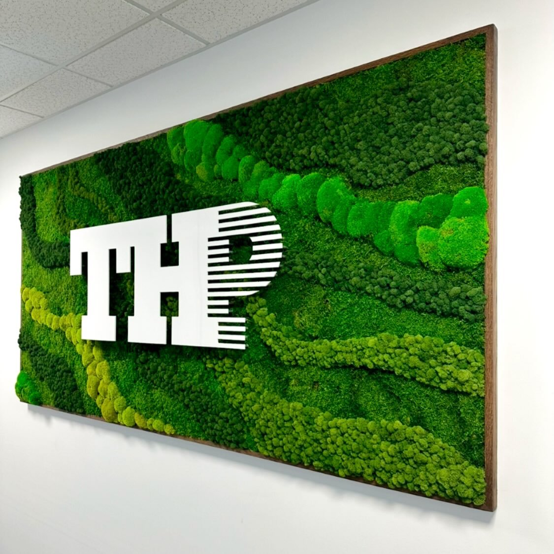 We produce a lot of logos and signage integrated into our green walls&hellip; and acrylic is always a solid move. It&rsquo;s clean. It&rsquo;s modern. It pops.

We can color match it, layer it, inset it directly into the moss for a seamless, organic 