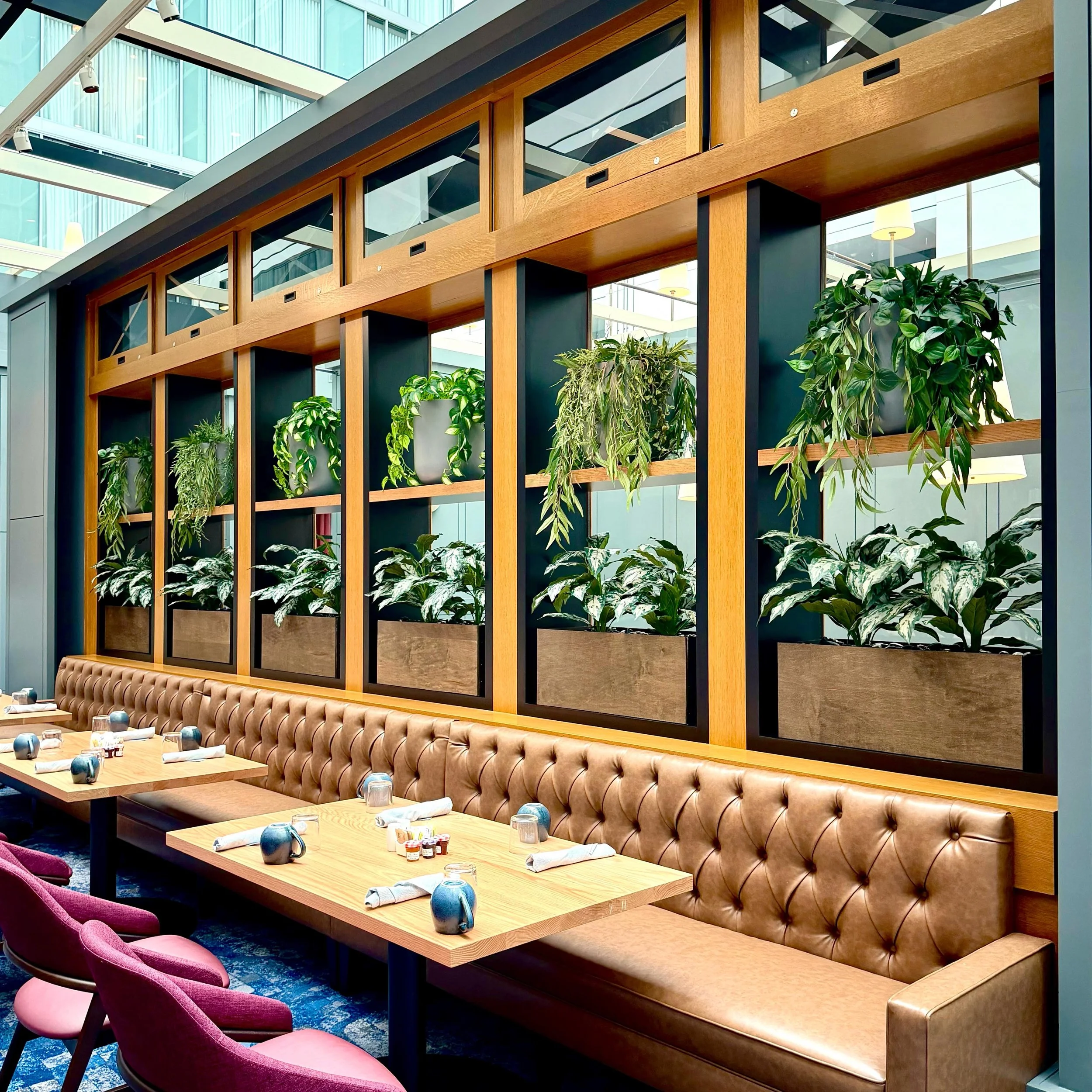A little plant upgrade added a nice layer of greenery to this space. 🌿

#interiorplants #interiordesign #interiorplantdesign #commercialdesign