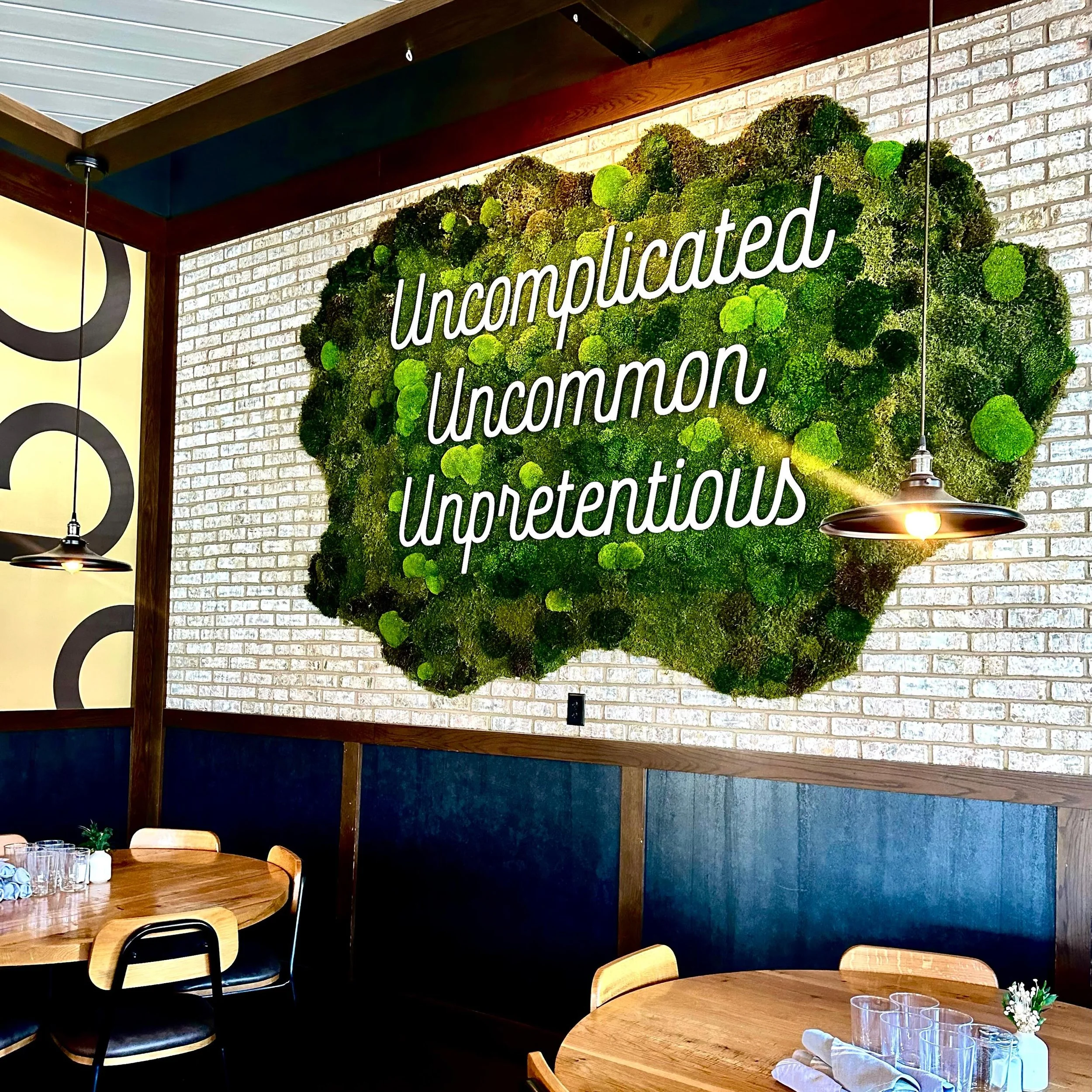 Organic by nature. Uncommon by design.

#CustomMossDesign #CommercialInteriors #GreenWall #WallArtInspo #hospitalitydesign