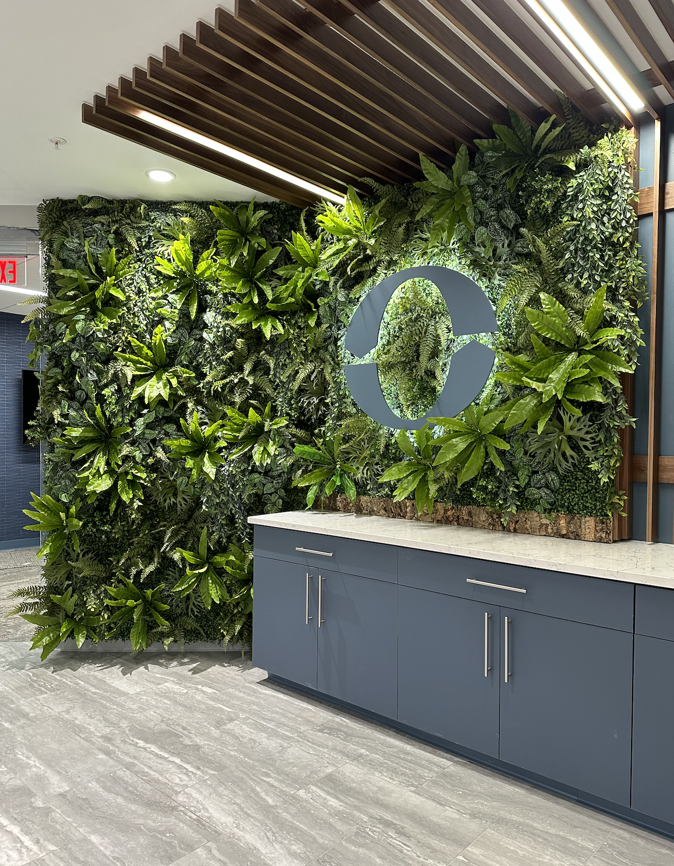 custom replica green wall