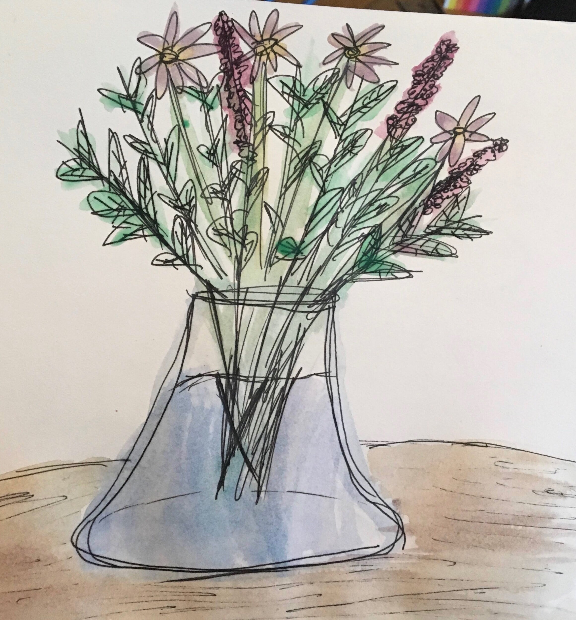  Flower Sketch | Watercolors | 2019 
