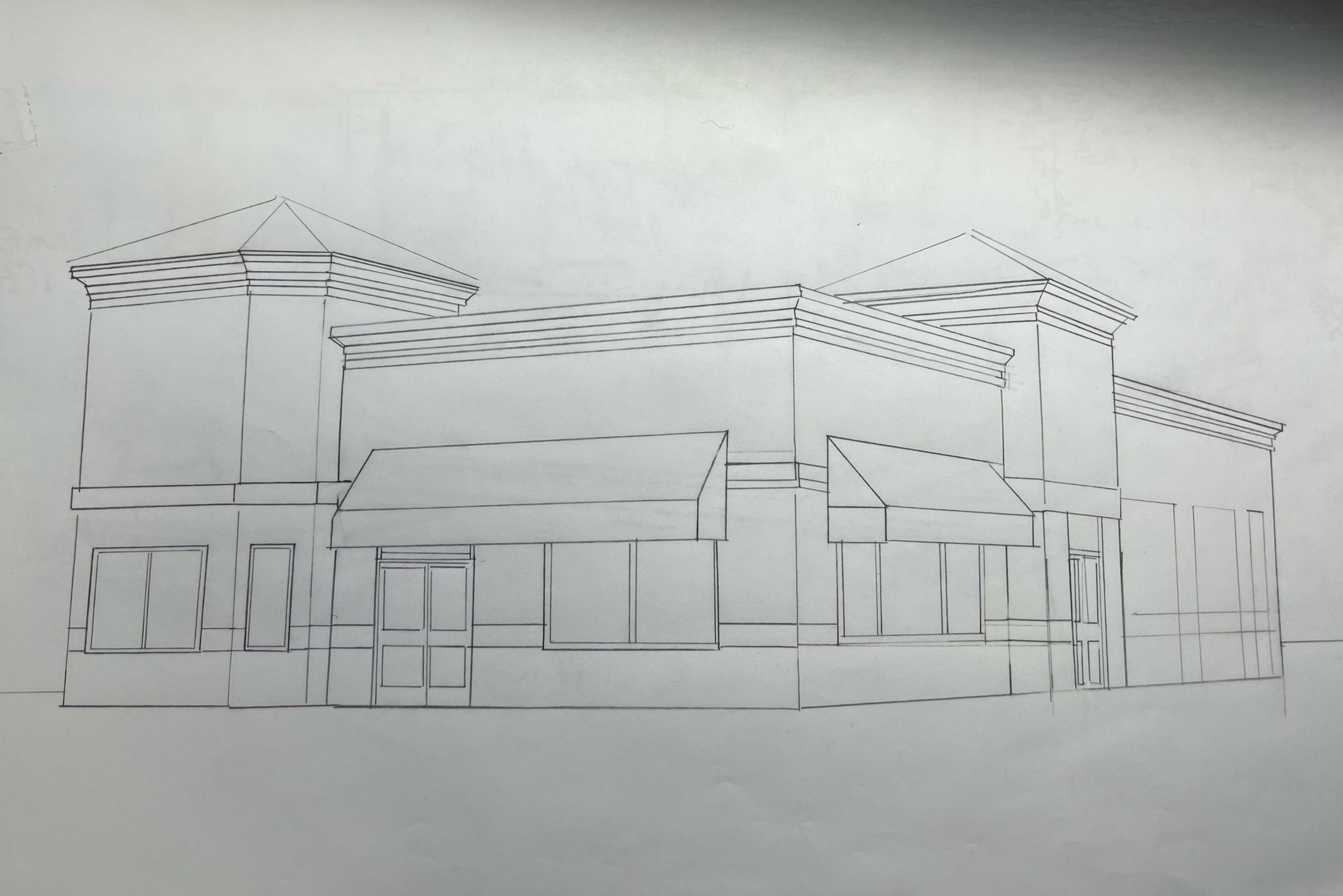  In-N-Out Drawing | Pencil on Vellum | 2022  