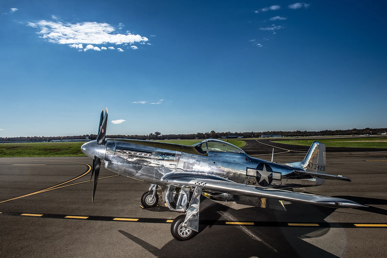 North American P-51 Mustang Photoshoot. Landmark Image Group. 