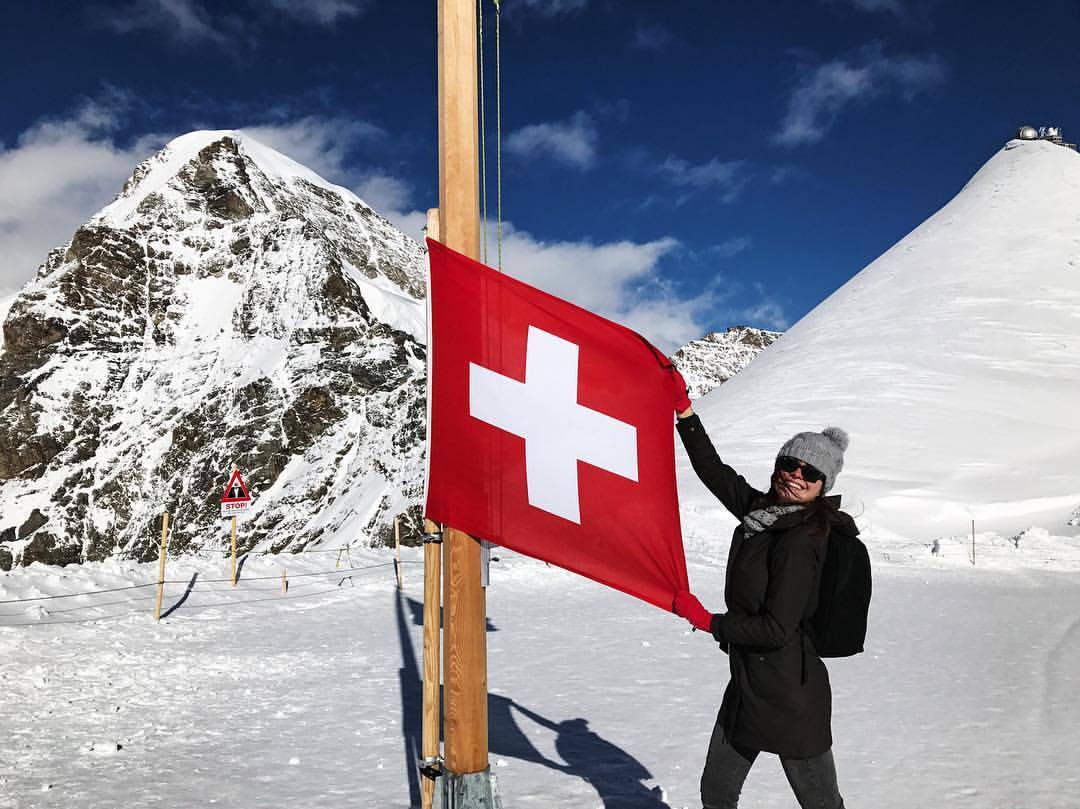 On top of the Jungfrauroch (image added later)