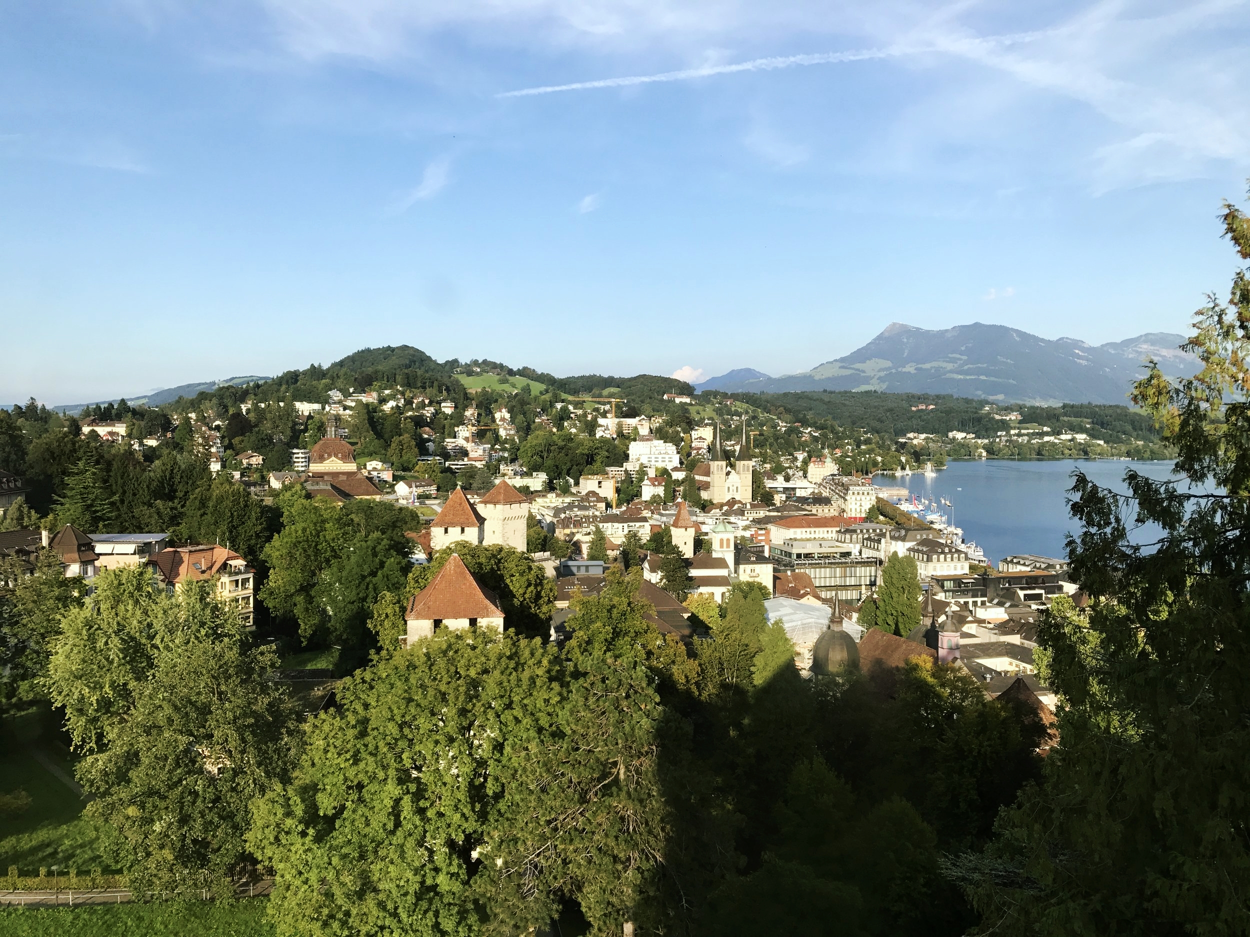 A view from Luzern, Switzerland