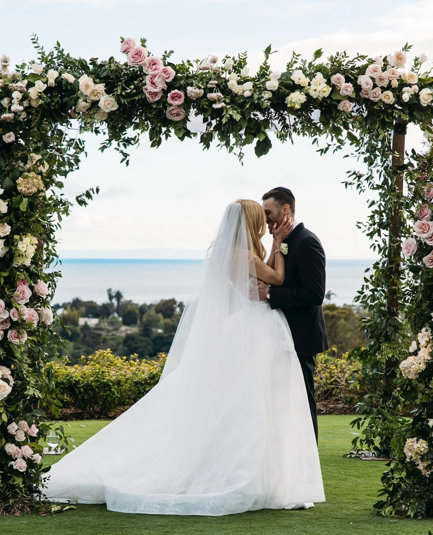 Fairytale magic in Santa Barbara ✨⁠
From a romantic ceremony in soft pinks, whites, and greens to an all-white reception glowing with candles and floating florals, every moment felt like a dream.⁠
A beautiful celebration of love and tradition as two 