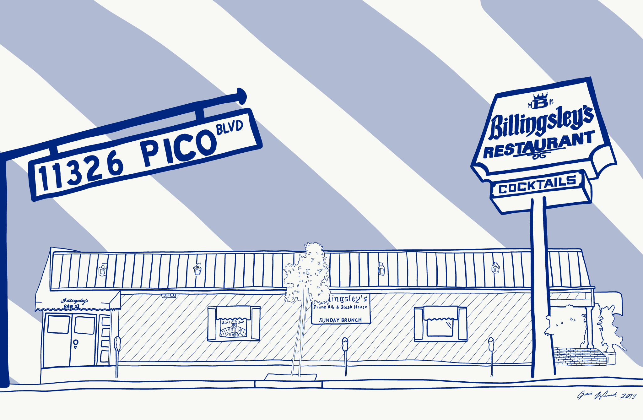  Illustration  “Billingsleys”  2018 