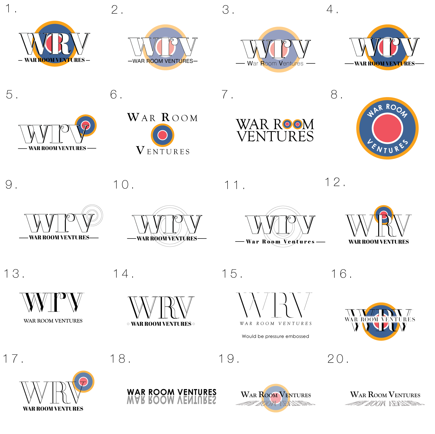  Graphic Design  Commission “War Room Ventures” Logo  2018 