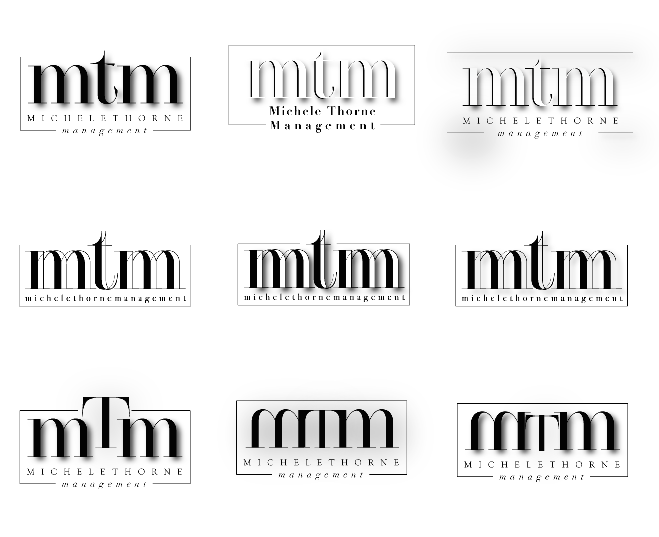  Graphic Design  Commission “Michele Thorne Management”   2018 