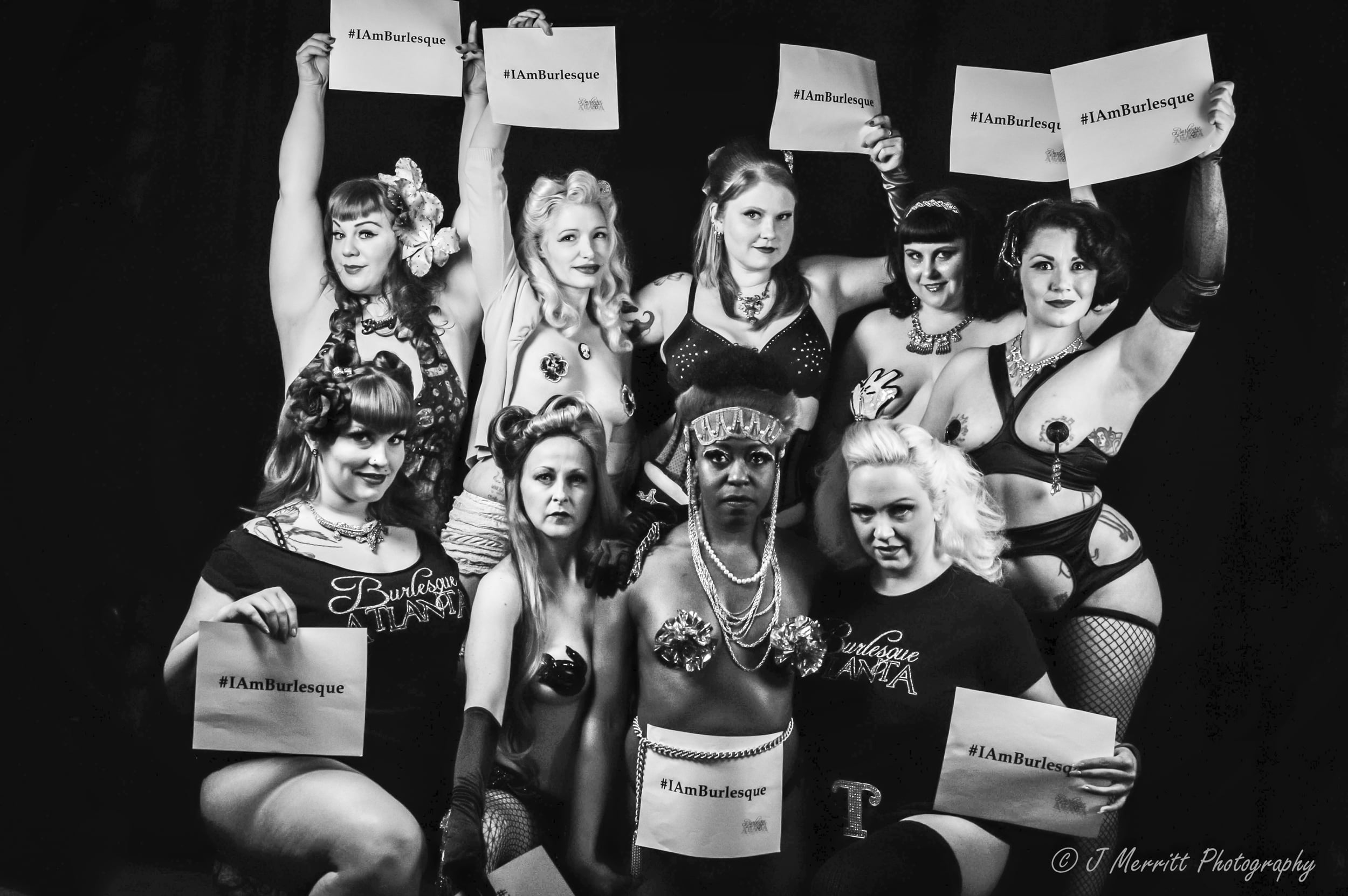 #IAMBURLESQUE B/W
