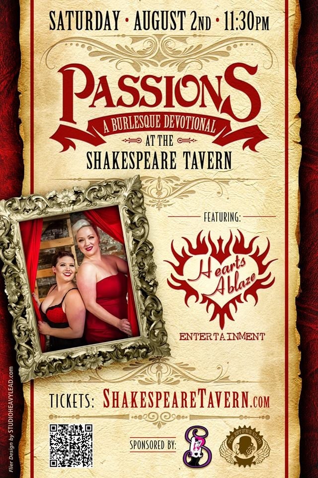 Passions: A Burlesque Devotional, Atlanta 2014 August 02 Produced by Hearts Ablaze Entertainment