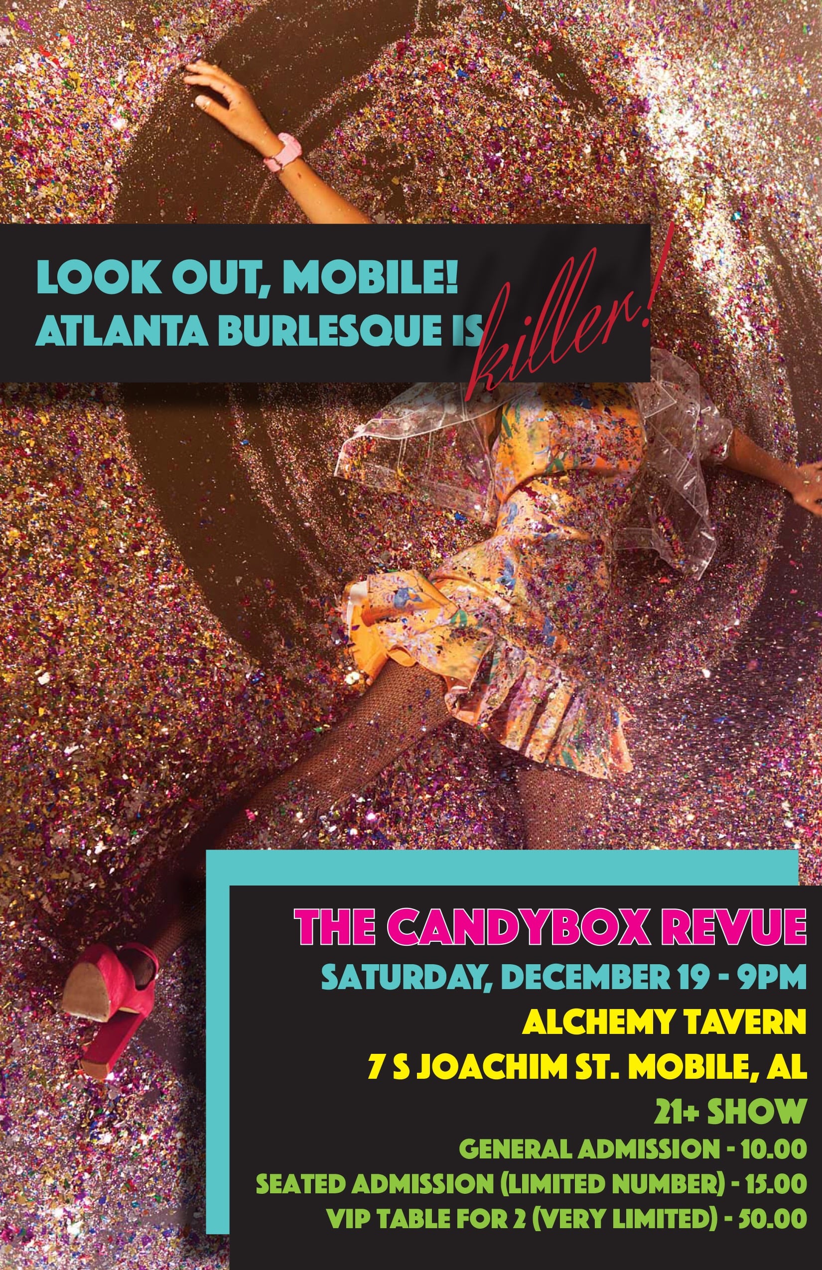 The Candybox Revue , Mobile, AL 2015 December 19
