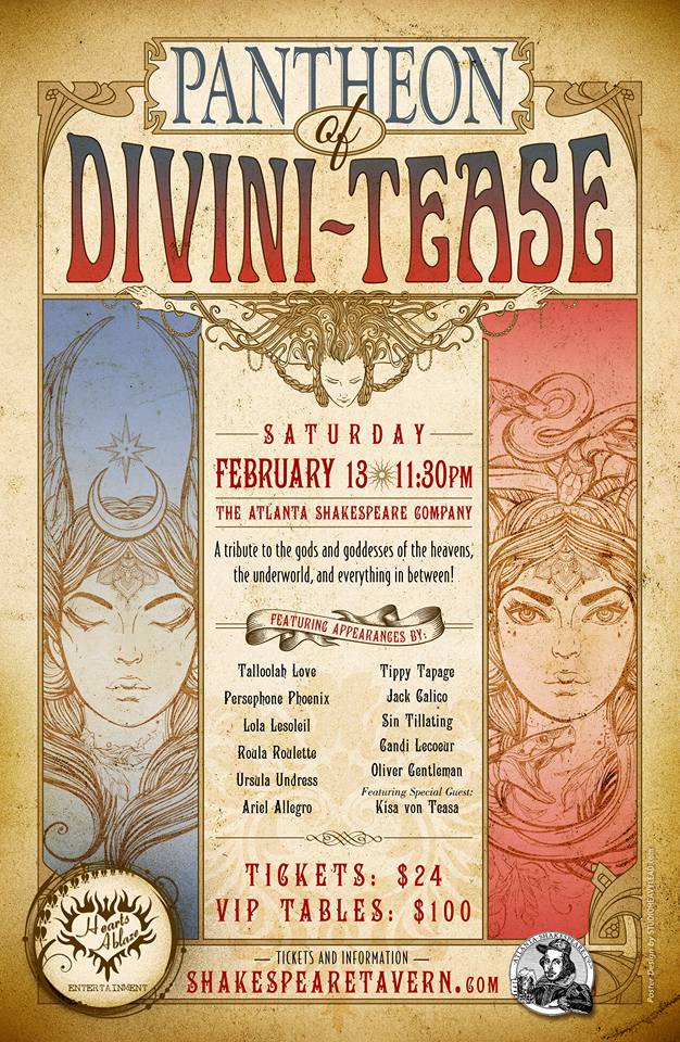 Pantheon of Divini-Tease 13 February 2016, Atlanta, GA
