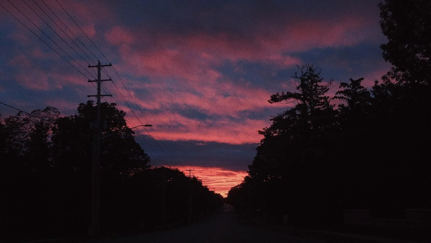 chasing the sunset