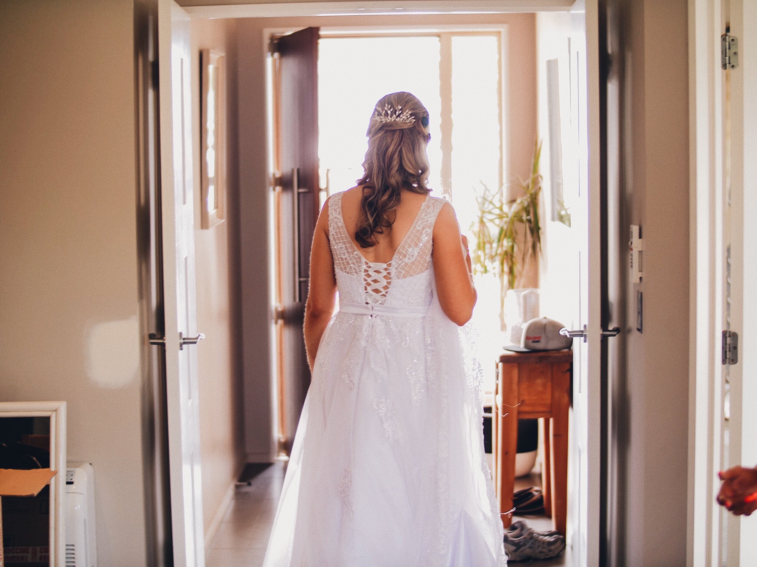 I love this shot, the door being open is so terrific.