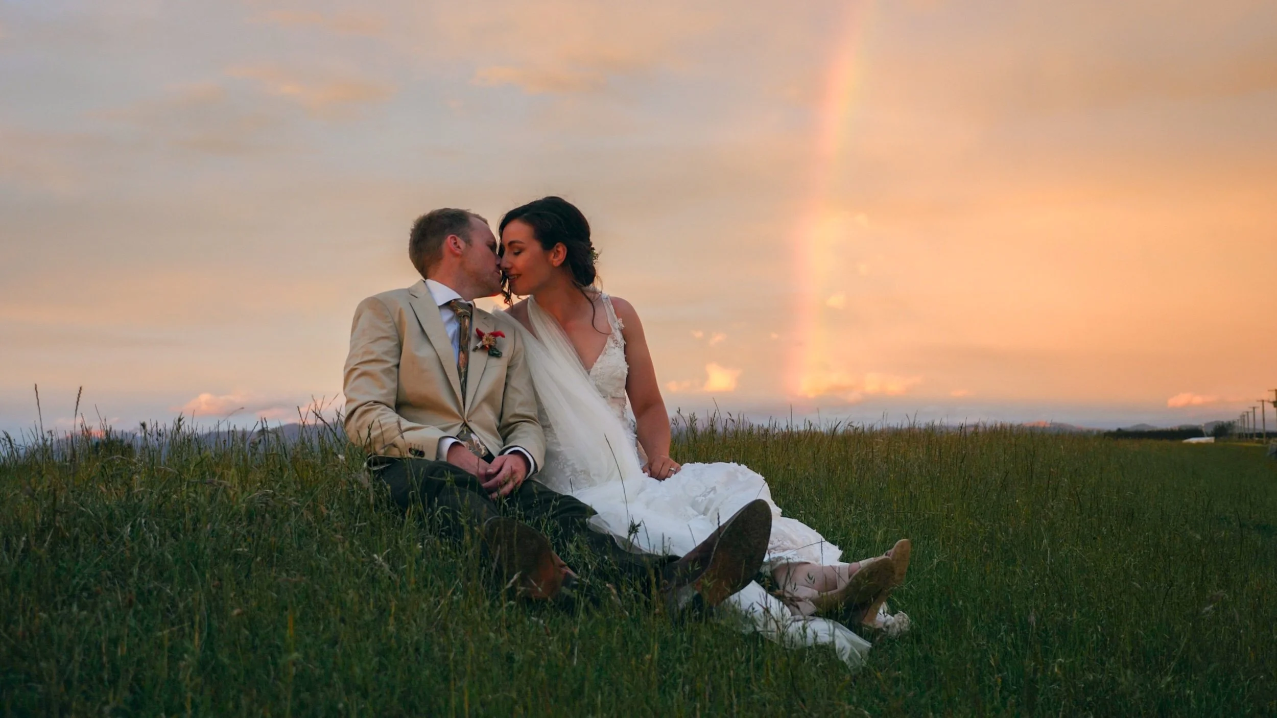 Rebekah & George’s Farm Wedding in Methven