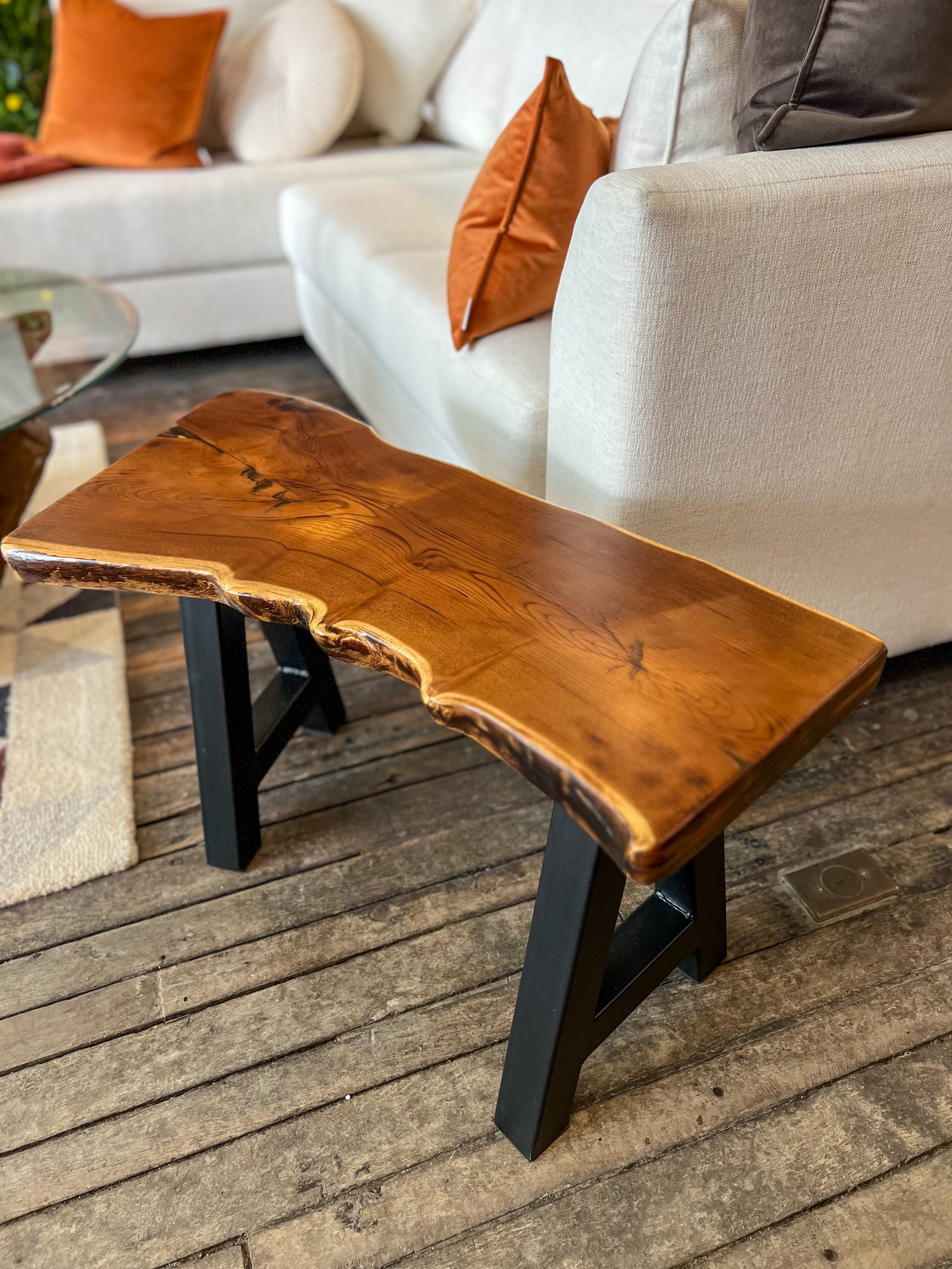 Mulberry Curved Bench (Locally made)