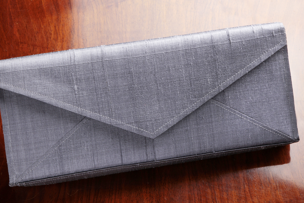 Louis Vuitton Black Epi Leather Invitation Envelope Clutch