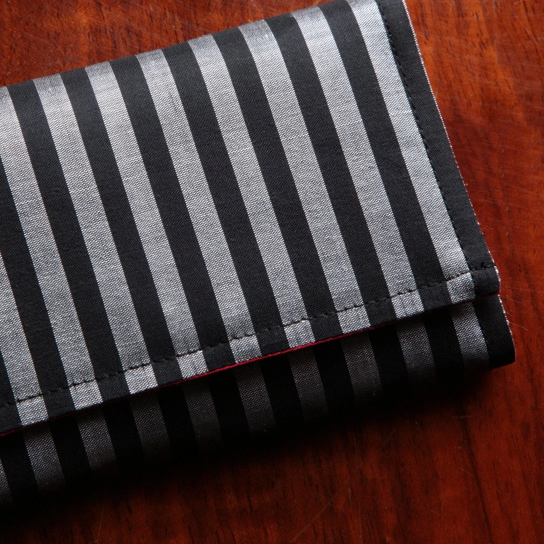 Small Wallet Thin Stripe