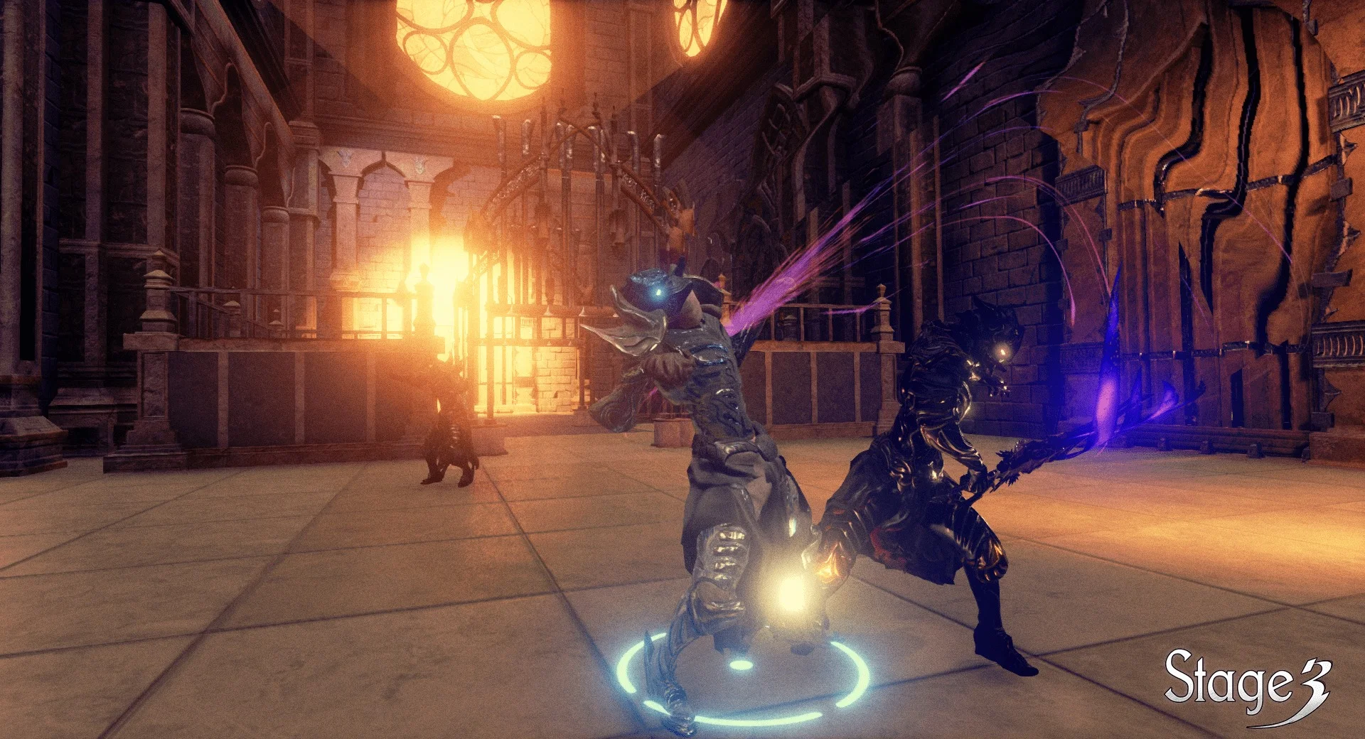 Stage 3 screenshot showing the new art