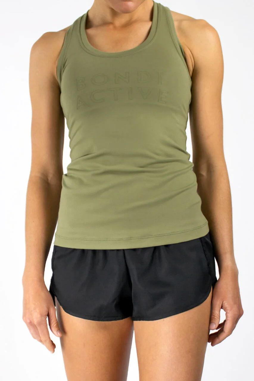 Womens Performance Singlet (Aloe)