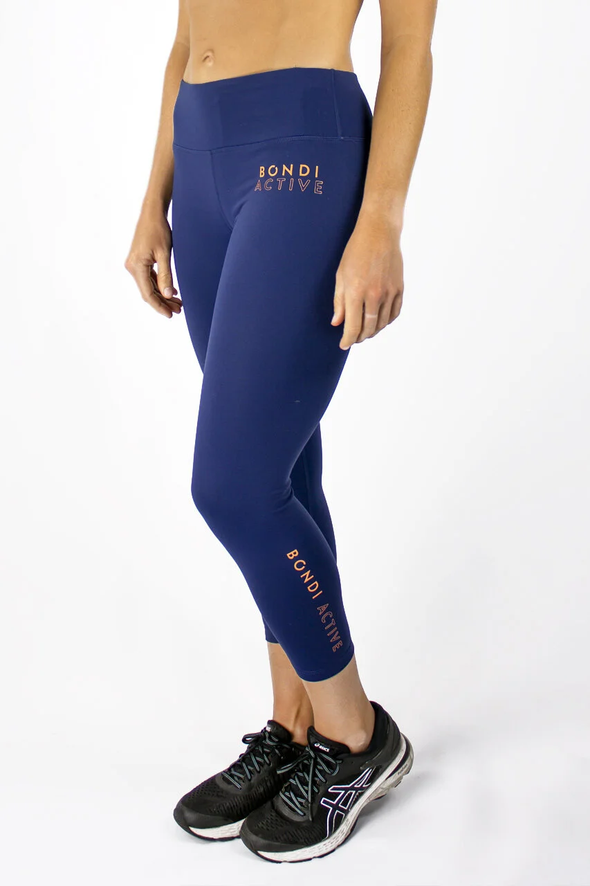 Womens Active 7/8 Tights (Insignia Blue)