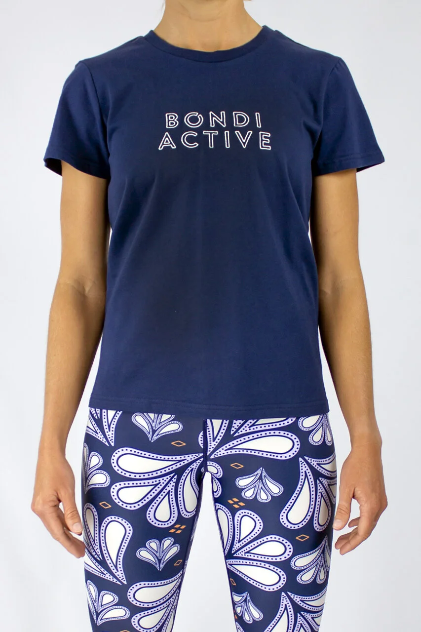 Womens Basic Tee (Insignia Blue)