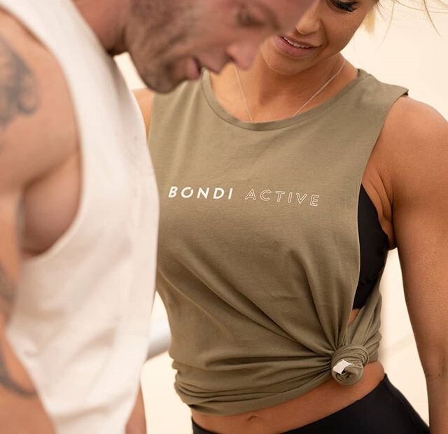 His and her tanks&nbsp;✌️ @bondielle @pepped.up
​.
​.
​.
​#bondiactive #BA #tanktees #activewear #active