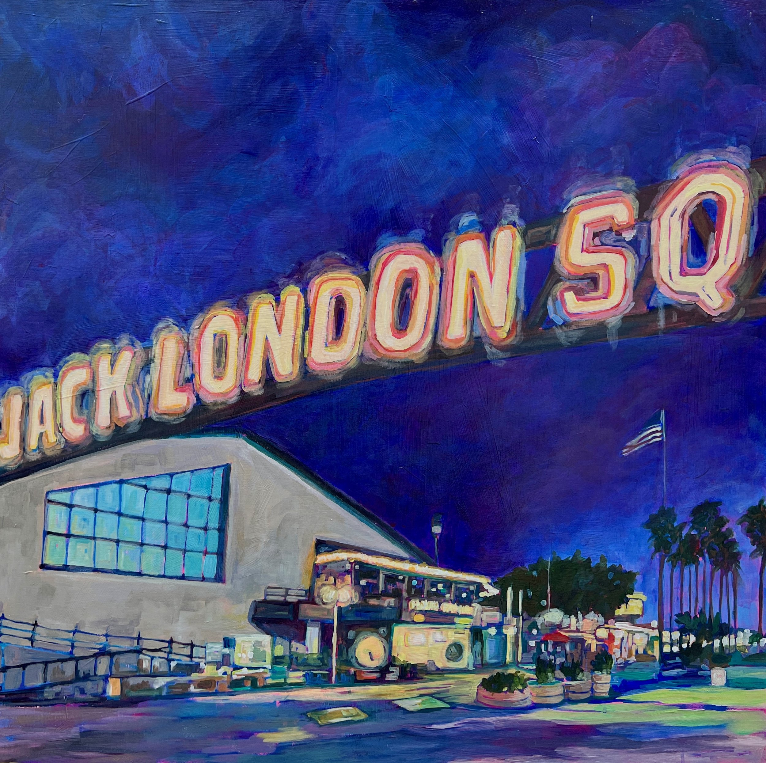 Jack London Square Sign, Oakland