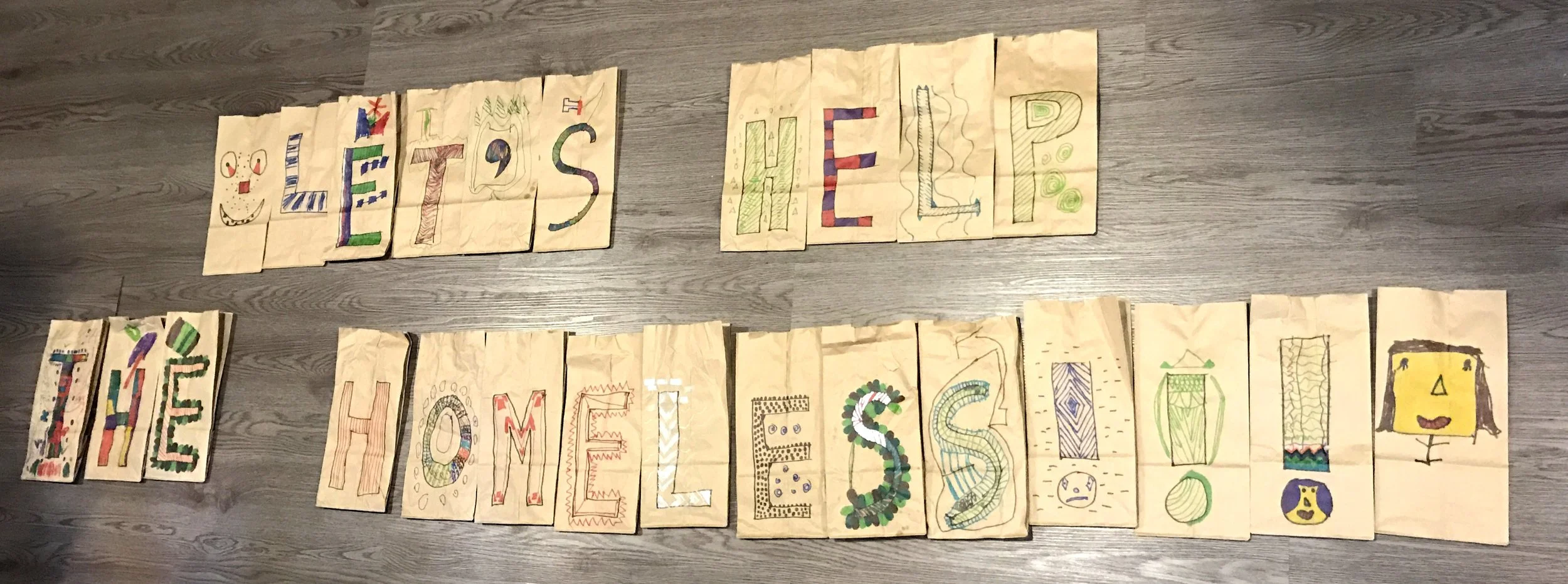 Let's help the homeless bags.jpg