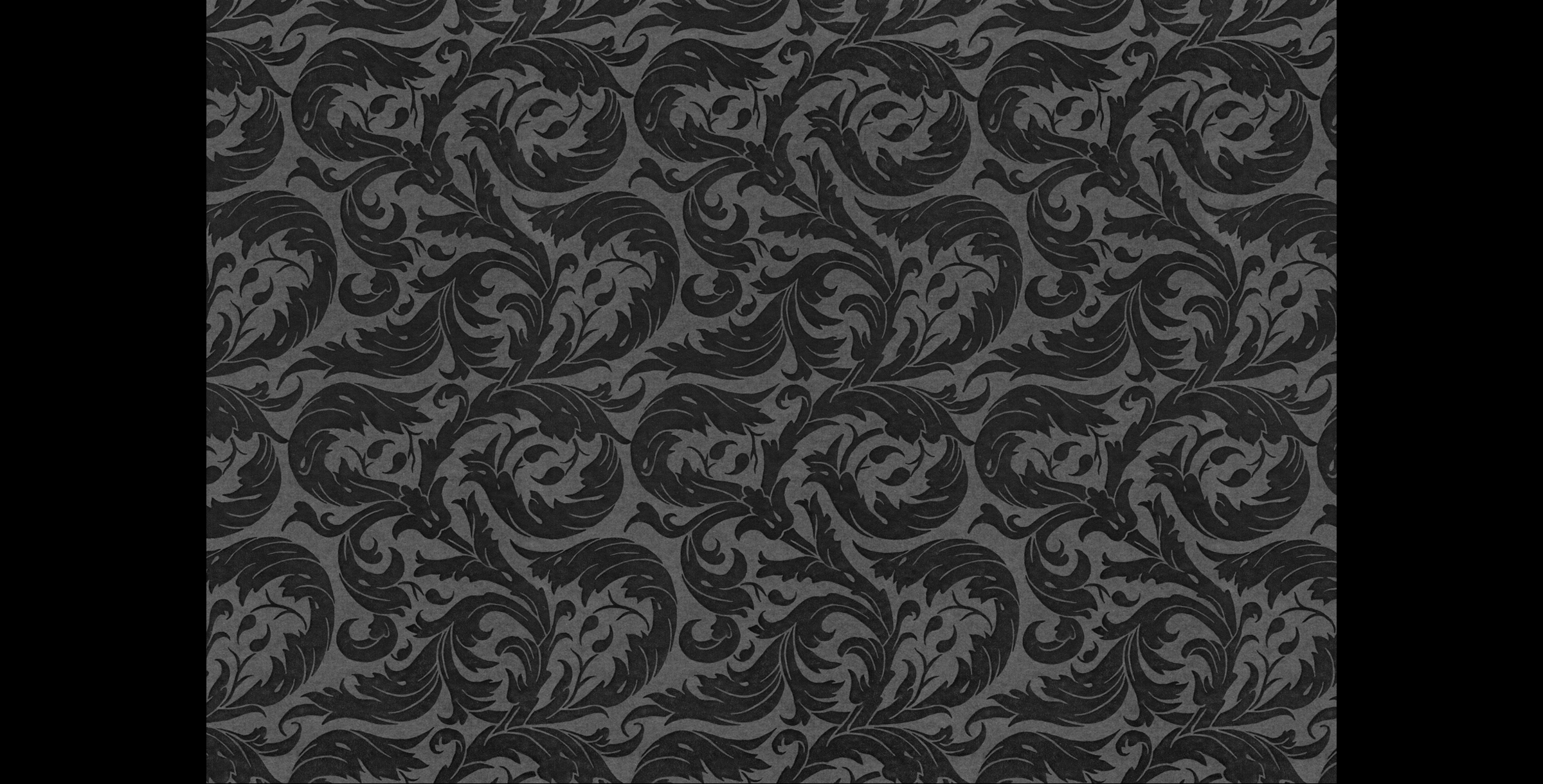   Acanthus Leaf Pattern. Journal pastedown endpapers and gift wrap.  1994. Pen and ink. Produced for Mudlark Papers, Chicago, IL. 