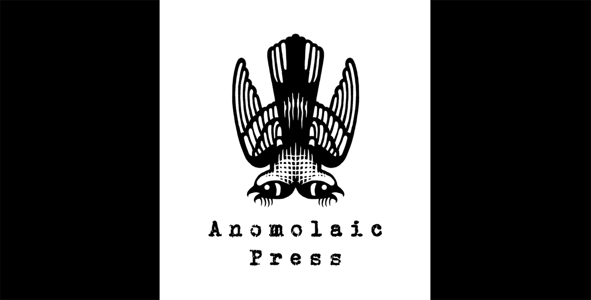    Anomolaic Press Logo .  2014. Pen and ink, scratch board. 