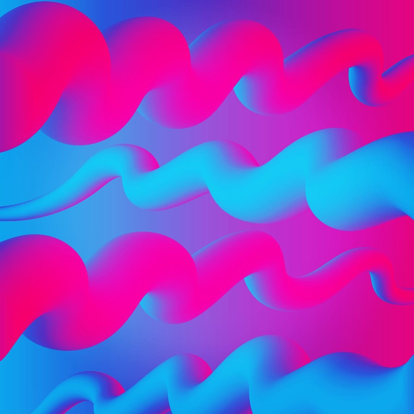 Blending some waves in #illustrator. 🌊 🌊 🌊
&mdash;&mdash;&mdash;&mdash;&mdash;&mdash;
#blendtool
#adobeillustrator
#thesurferisnotthewave
#meaningwave
#gradients 
#gavitdesign
#aviation