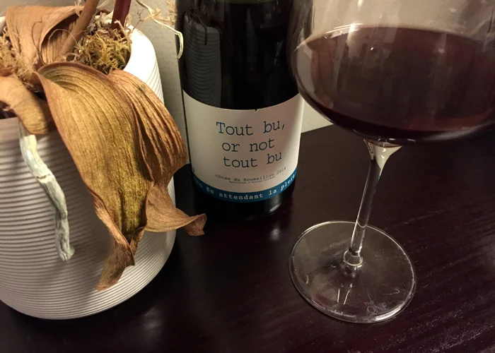 Domaine du Possible tout bu or not tout bu carignan Roussillon 