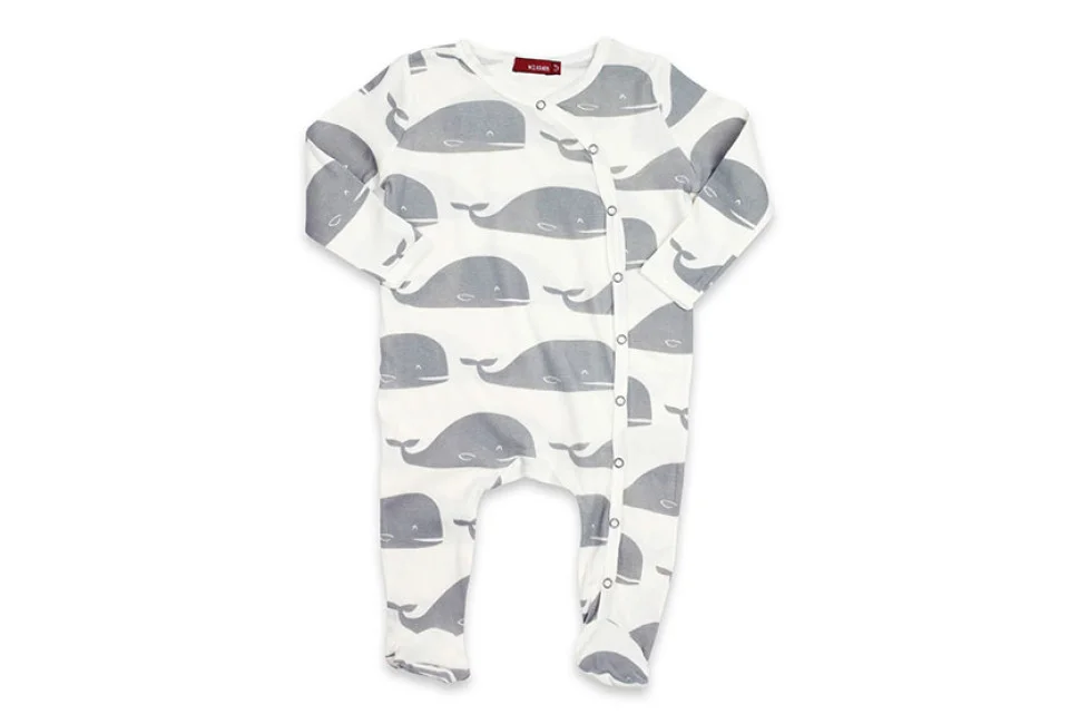 Milkbarn Footed Rompers