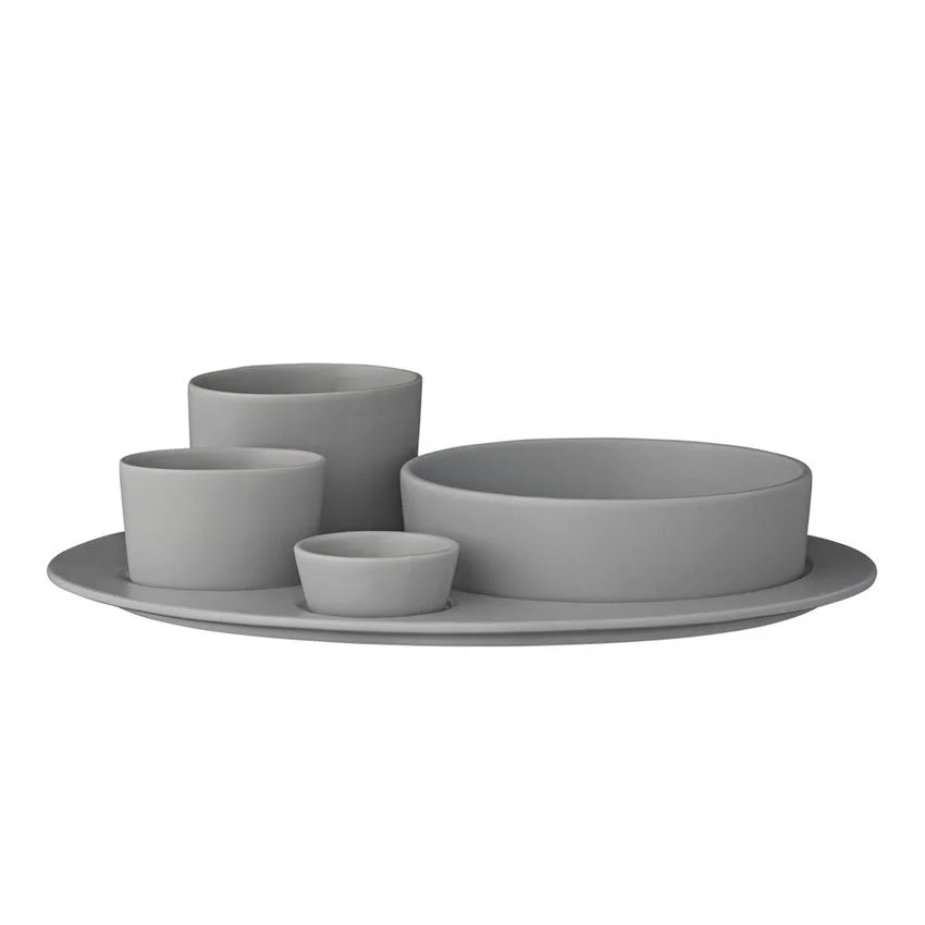 Plate w/ Assorted Bowls