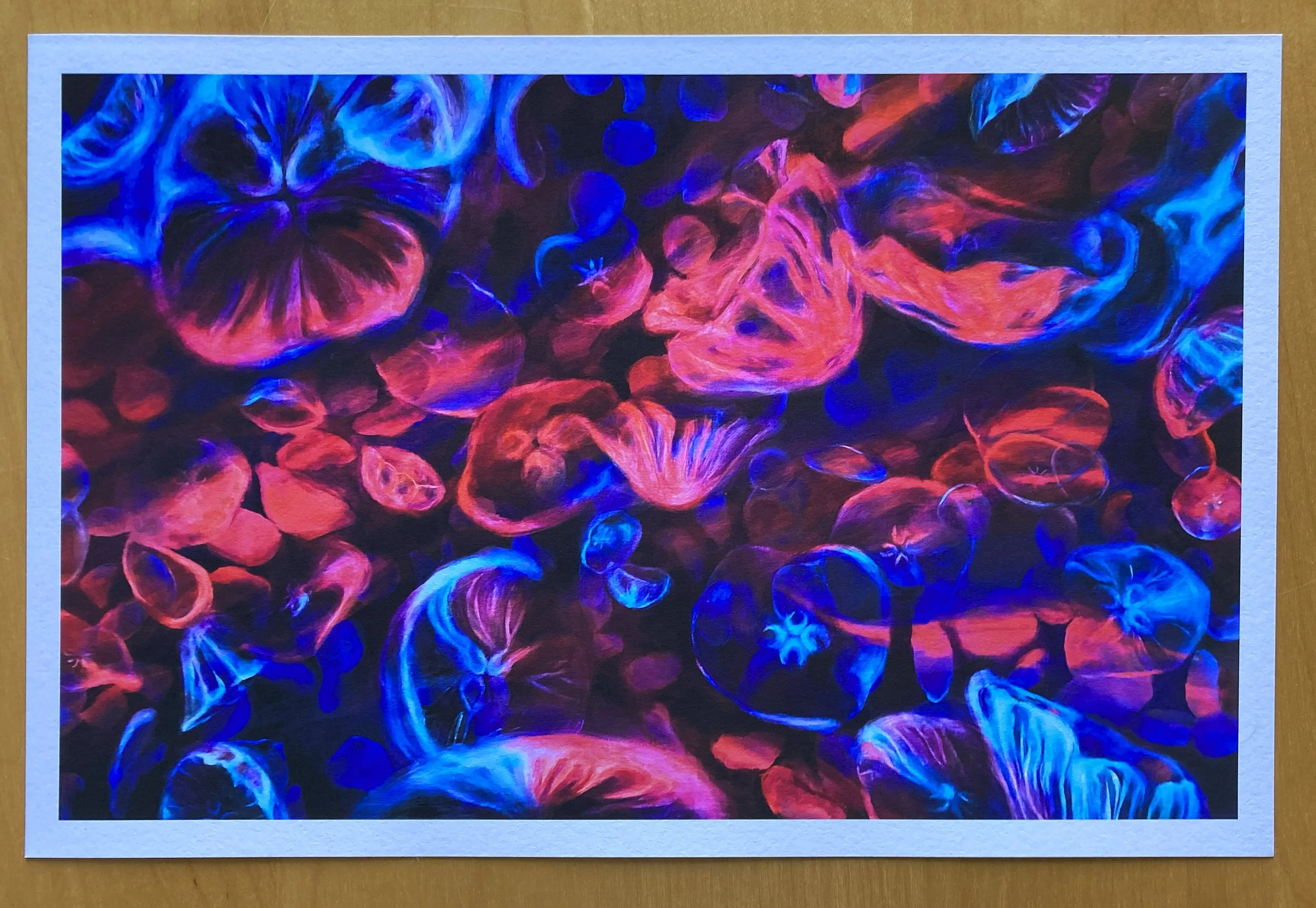 Jellyfishes Floating Print